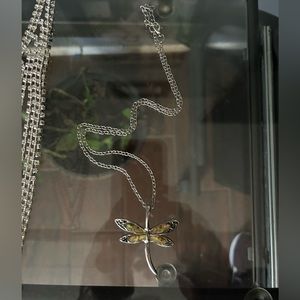 Beautiful dragonfly necklace